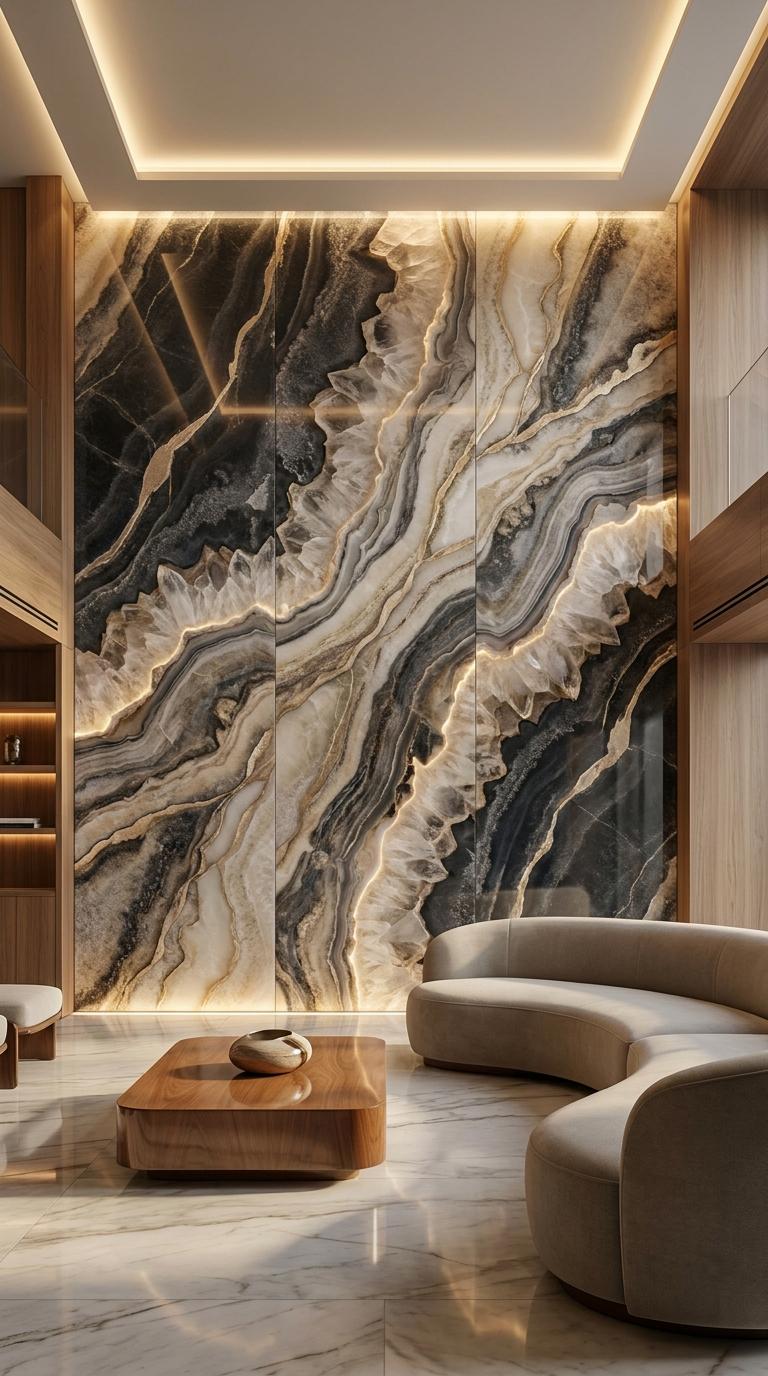 Customised Geode Wall